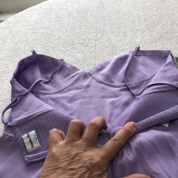 SUNDAY BEST purple dress with tags. Size small quality made dress - Picture 9 of 11